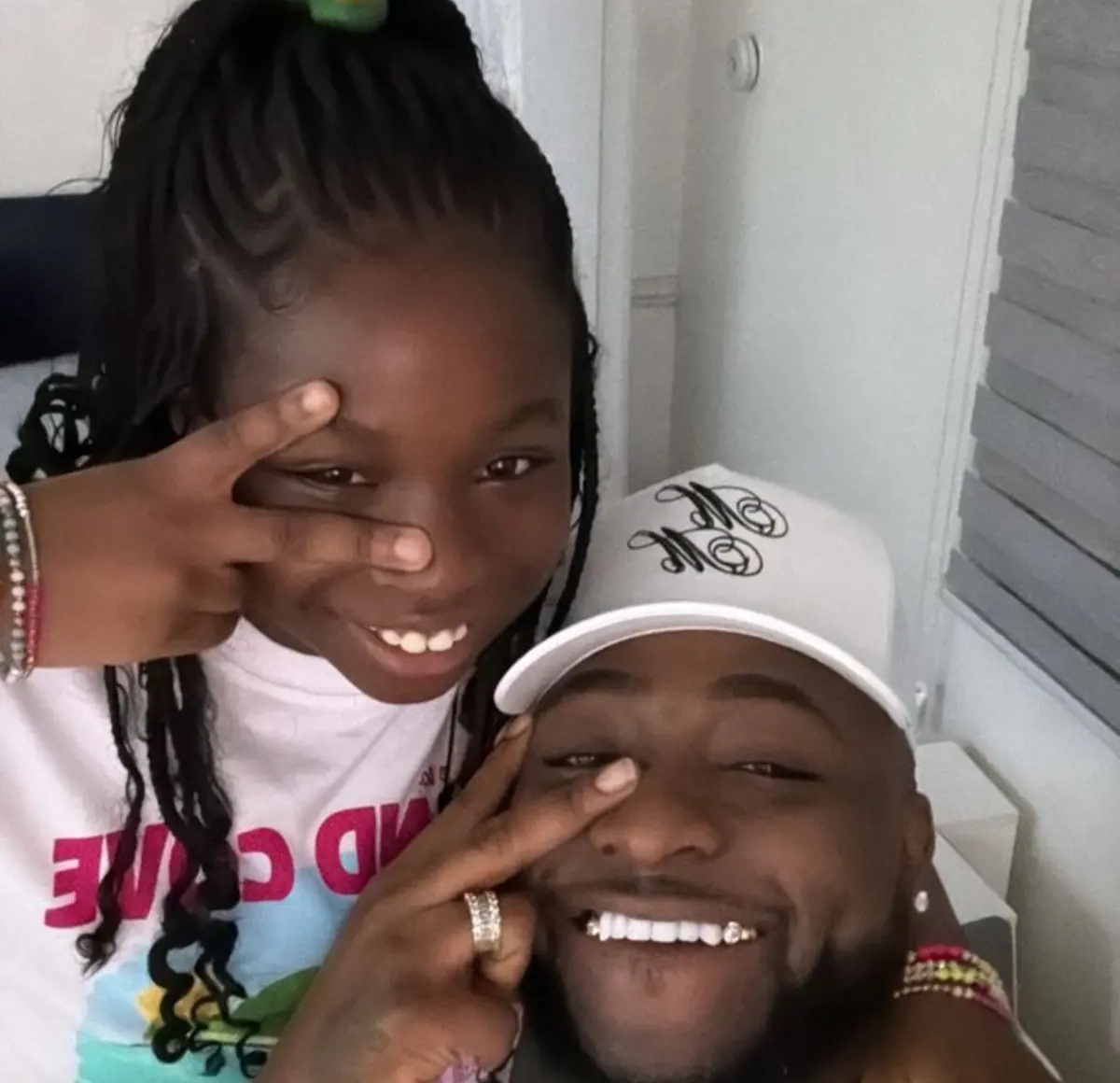 Davido Shares First Photo With Imade After Custody Battle