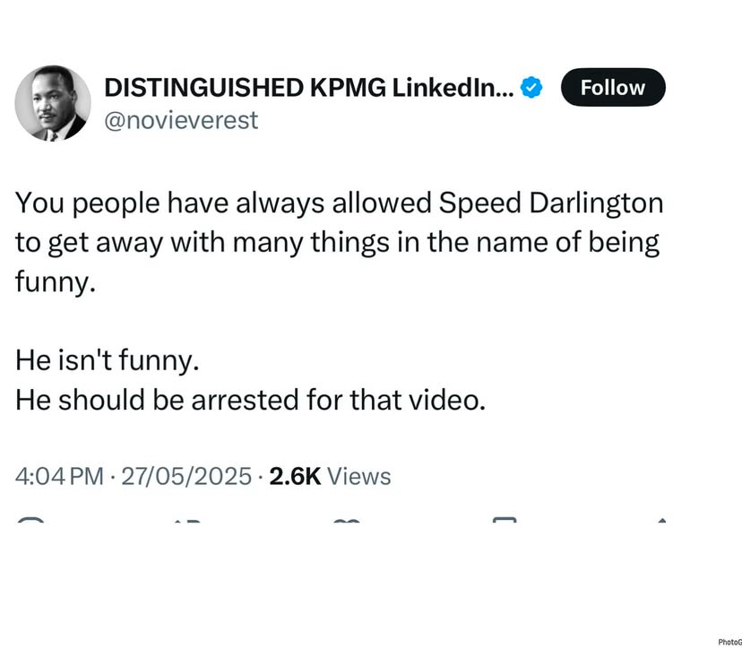 Nigerians Angrily Calls For Speed Darlington Arrest After Admitting To R*ping 15yr Old Girl