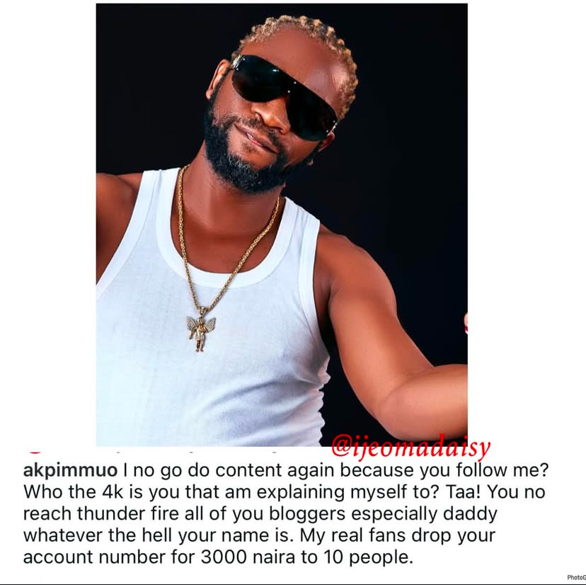 Speed Darlington Launches Giveaway for Fans Amidst Call For His Arrest!