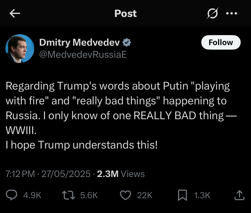 Russia Threatens World War III After Trump Criticized Putin