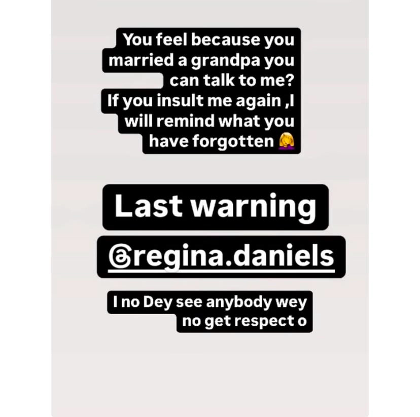 Regina Daniels And Angela Okorie Clash On Instagram; Full Gist Here!