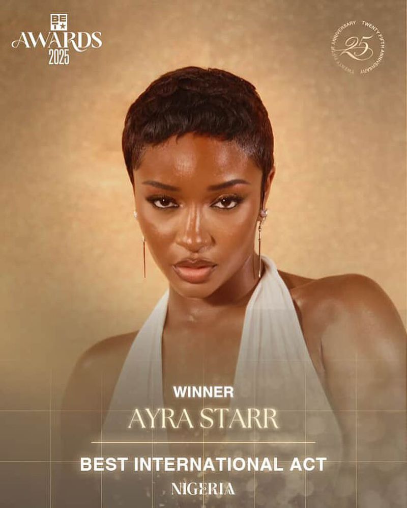 Arya Starr Wins Best International Act At the BET Awards!