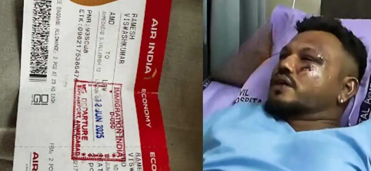 Lone Survivor of Ahmedabad Crash Reveals How He Cheated Death