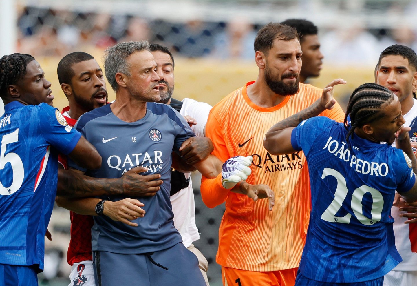 PSG Coach, Luis Enrique Reacts To Reports Of Slapping Chelsea Player, João Pedro