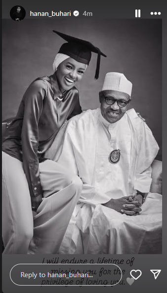 Hanan Buhari Heavily Mourns Her Father's Passing After Burial