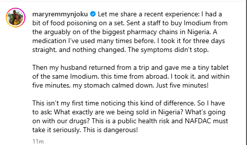 Mary Remmy Njoku Raises Alarm Over High Rate Of Fake Drugs In Nigeria